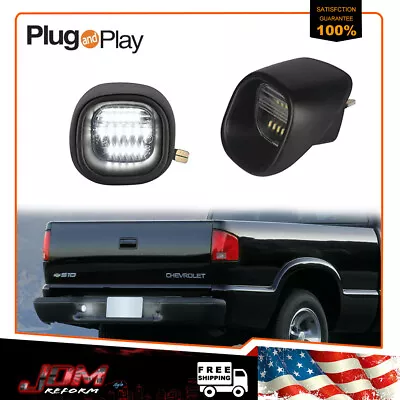 [BRIGHT] Chevy S10 GMC Sonoma Blazer Jimmy SMD LED License Plate Light Tag Lamps • $12.99