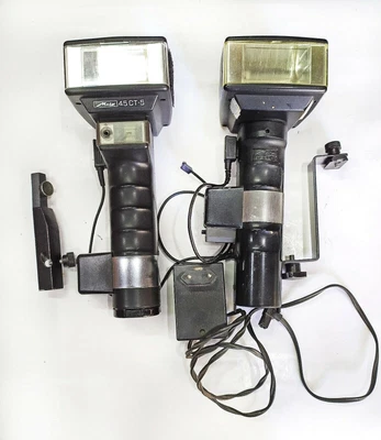 £155.06 • Buy Metz Mecablitz 45 CT5 Flash &  Metz Mecablitz 45 CL-1 Flash With Accessories