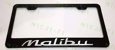 Malibu Stainless Steel License Plate Frame Holder Rust Free • $11.85