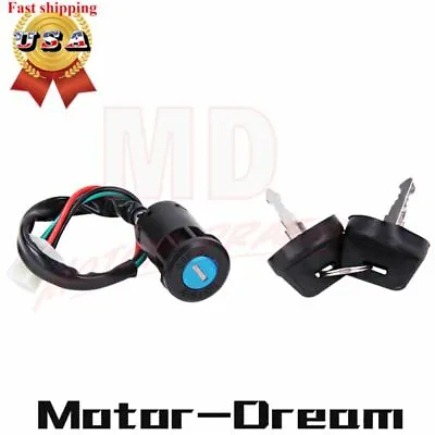 ATV Ignition Switch Key 4-Wire For 50 70 90 110CC 125CC 150CC 200CC 250CC TaoTao • $7.25