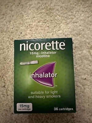 £25 • Buy Nicorette 3658036 Inhalator 15mg 36 Cartridges