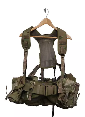 MTP Main IRR Yoke Webbing Harness Strapping With Belt & Pouches - British Army • £65