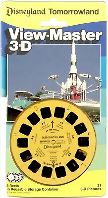 Disneyland Tomorrowland 3d View-Master 3 Reel Packet - PeopleMover - Star Tours • $34.99