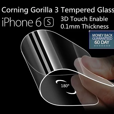 Corning Gorilla Tempered Glass Screen Protector Film IPhone 6s /6s Plus 6/Plus • $10.39