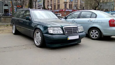 $42.90 • Buy Mercedes E W124 Euro Front Deep Bumper Chin Spoiler Lip Sport Valance Splitter.