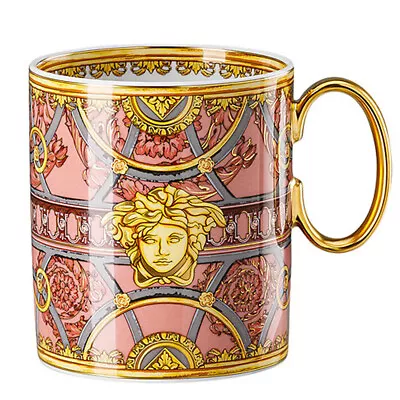 NEW Rosenthal Versace La Scala Del Palazzo Mug Rosa 300ml • $152.01