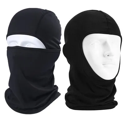 $5.99 • Buy Balaclava Face Mask UV Protection Ski Sun Hood Tactical Mask For Men Women Black