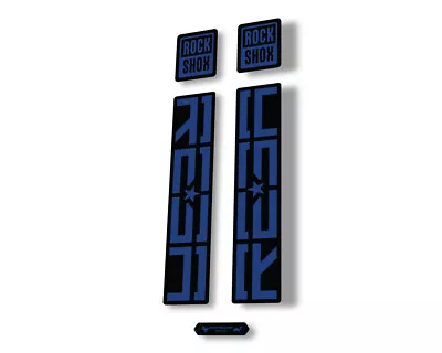 Rock Shox REBA 2020 Fork Decal Mountain Bike Cycling Sticker Adhesive Dark Blue • $16.99