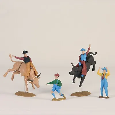 Bullrider Cowboy Rodeo Play Set Toy Collectible Display Gift Boy Girl Horse Bull • $29.10