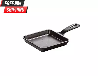 5.5 In. Square Cast Iron Skillet - Unparalleled Heat Retention And Even Heating • $11.99