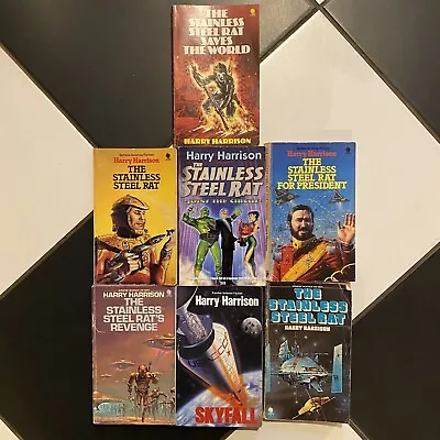 £12.99 • Buy 7x Harry Harrison Vintage Science Fiction Fantasy Paperback Book Bundle Sci Fi