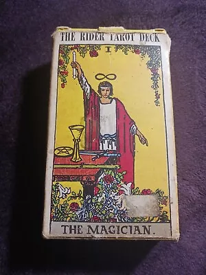 Vintage The Rider Tarot Card Deck Made In Switzerland Muller Cie US Games 1971 • $79