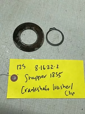 Snapper 1855A Tractor Onan B48M Engine Crankshaft Washer And Clip • $14.89