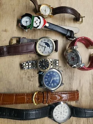 Mixed Quartz Watch Lot Timex Lady Elgin Benrus LA Express • $10