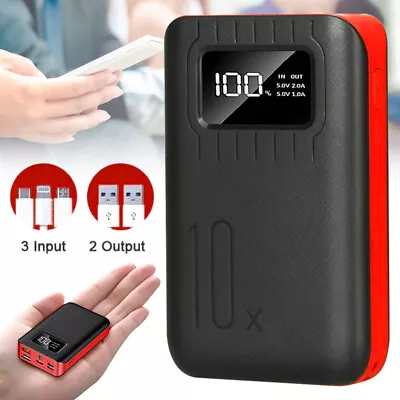 10000mAh Bank Power Portable Fast Charger Battery Pack Dual USB For Mobile Phone • £13.90