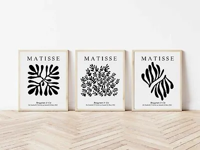 Set Of 3 Exhibition Art By Henri Matisse Retro Poster Vintage Art Print • $148.05