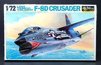 ✰ Vintage Fujimi F-8D Crusader 1:72 Scale Plastic Model Airplane SEALED ✰ • $25.99