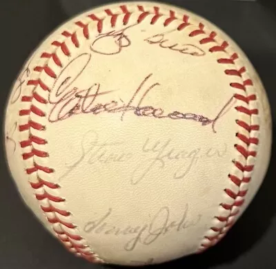 Elston Howard & Yogi Berra Signed 78 World Series Baseball Reggie Jackson Hunter • $199.99