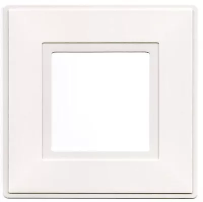 6x SINGLE LIGHT SWITCH WHITE FINGER PLATE BACK SURROUND QUICK DISPATCH UK SLR • £4.98