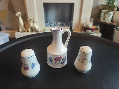 £20 • Buy BHS Priory British Home Stores Salt & Pepper Cruets And Oil Jug FREE UK POSTAGE 