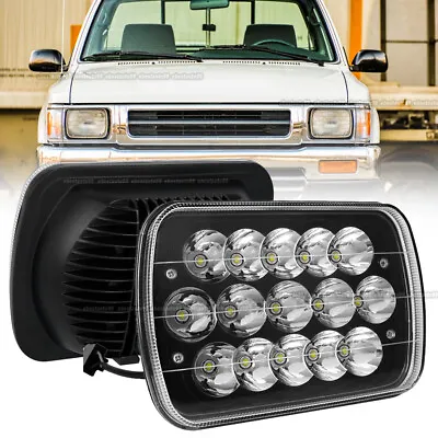 $25.99 • Buy Black 5x7 7x6''inch LED Headlight Hi-Lo Beam DRL For Nissan Pickup Hardbody D21