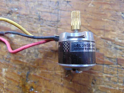 Thunder Tiger Obl 29/35-10 Electric Motor 3500kv C/w 13t Pinion Tested & Working • £22.99