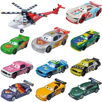1:55 Diecast Disney Pixar Cars McQueen Helicopter Piston Cup  Alloy Vehicle Gift • $8.89