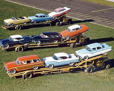 $10.87 • Buy 1955 New FORD & MERCURY Cars On Carriers PHOTO  (213-C)
