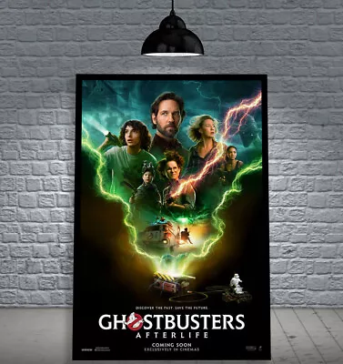 Ghostbusters: Afterlife (2021) Framed Movie Poster Print Cinema A1 & 60x40cm • $94.47