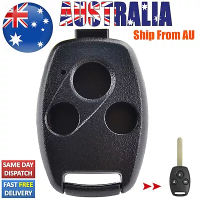 3 Button Car Key Remote Case Shell Fob For Honda Civic Accord CRV Integra Legend • $8.59