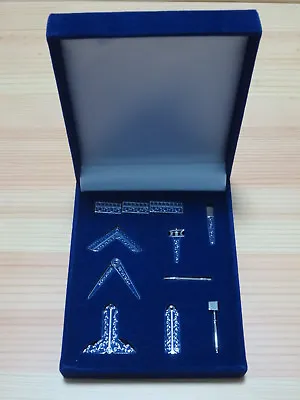 Masonic Miniature Working Tools Velvet Gift Set Boxed • $17.99
