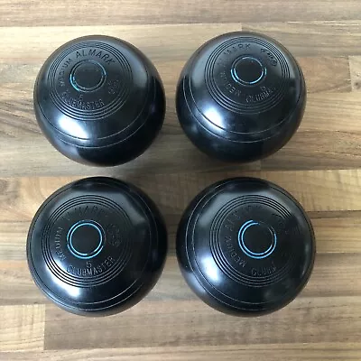 £29.99 • Buy Almark Clubmaster Lawn Bowls Size 5 Medium Set Of 4 - See Pics