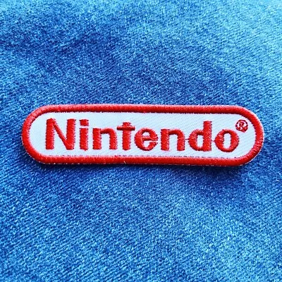 Nintendo Logo Patch (Iron On Sew Embroidery Applique Game Boy Switch GB N64 DS) • $3.99