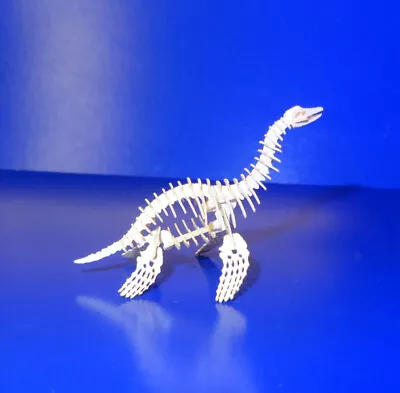 TINY Dollhouse Plesiosaur Marine Dinosaur Skeleton Laser Cut Model Miniature • $69.95