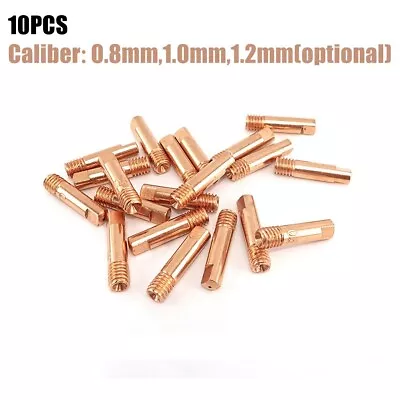 10xMB-15AK M6*25mm MIG MAG Welding Torch Contact Tips Aperture Gas Nozzle Copper • £7.90