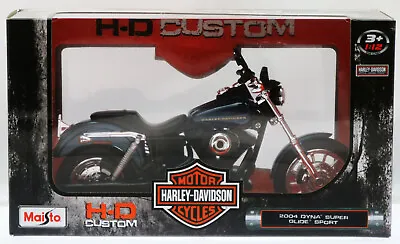 HD Custom ~ 2004 Dyna Super Glide Sport ~ Harley Davidson ~ 8inches ~ 1:12 Scale • $28.29