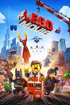 New The Lego Movie Poster Premium Wall Art Print Size A5-a1 • $19