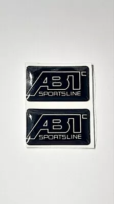 2X ABT SPORTSLINE Black Badge Stickers PAIR OF SPORTSLINE • £7.99