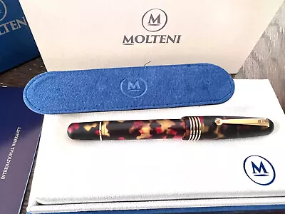 Molteni Pen M54 Arandano Cellulose Acetate Lt Ed Fountain Pen Jowo Nib Piston .. • $245