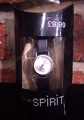 £5.99 • Buy True Spirit (New Look) Ladies Fashion Watch Black Strap Quartz **NEW BATTERY**