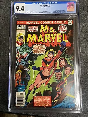 Marvel Comics Ms. Marvel #1 Cgc 9.4 1st Carol Danvers As Ms. Marvel • $149.99