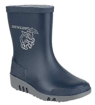 £15.99 • Buy Kids Children Dunlop Mini Wellies Elephant Print Rain Snow Wellington Boots