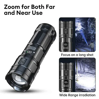 2000W High Lumens 35000LM /20000LM Rechargeable Flashlights 8 Modes For Home • $43.99