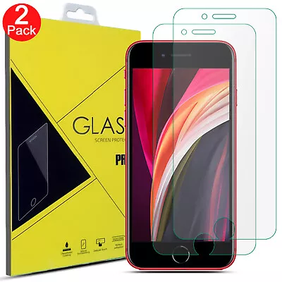 2X Gorilla Tempered Glass Screen Protector For IPhone 7 6 6s 8 Plus SE 2 2020 • £2.99