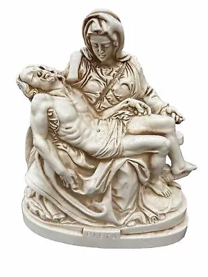Vintage A. Giannetti The Pieta Jesus Virgin Mary Resin Sculpture Figurine • £10.78