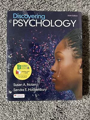 Loose-Leaf Version For Discovering Psychology By Sandra E. Hockenbury And Susan • $125