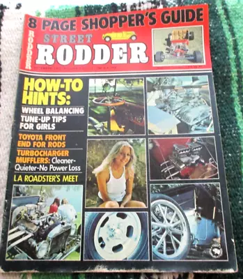 Vintage! Street Rodder Magazine Book December 1973 Van Pull Out Poster Hot Rods • $9.99