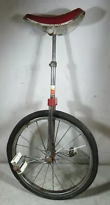 Vintage 1960's 70's Hedstrom USA Unicycle W/Troxel Red Sparkle Banana Seat  • $150