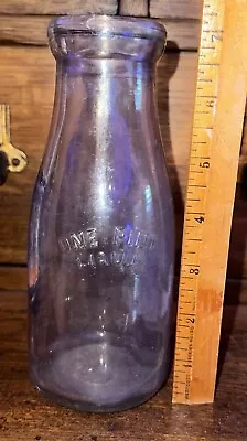 Three Rivers Pint Milk Bottle Made At Three Rivers Texas • $19.99