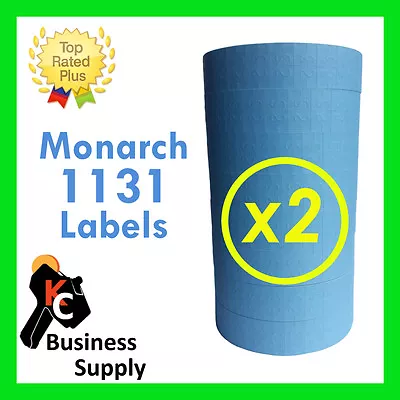 40000  BLUE  LABELS FOR THE MONARCH 1131 2 SLEEVES Free Shipping • $40.85